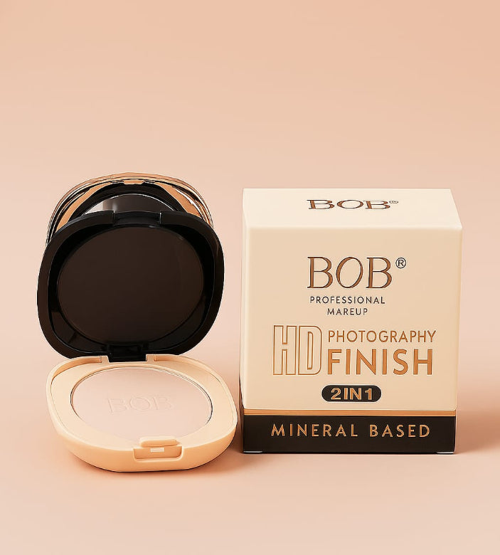 BOB HDFINISH Professional 2-in-1 Mineral Powder & Foundation