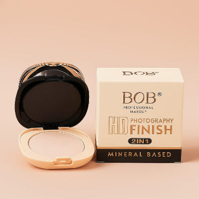 BOB HDFINISH Professional 2-in-1 Mineral Powder & Foundation